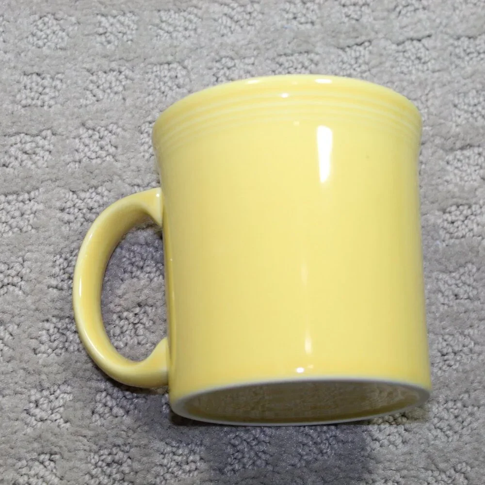 VTG Fiestaware Set of 3 Java Mugs Coffee Tea Cups Tapered Fiesta D Ring Handles